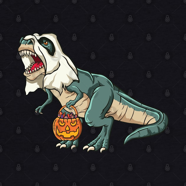 Trex Ghost Costume Funny Halloween Dinosaur by ghsp